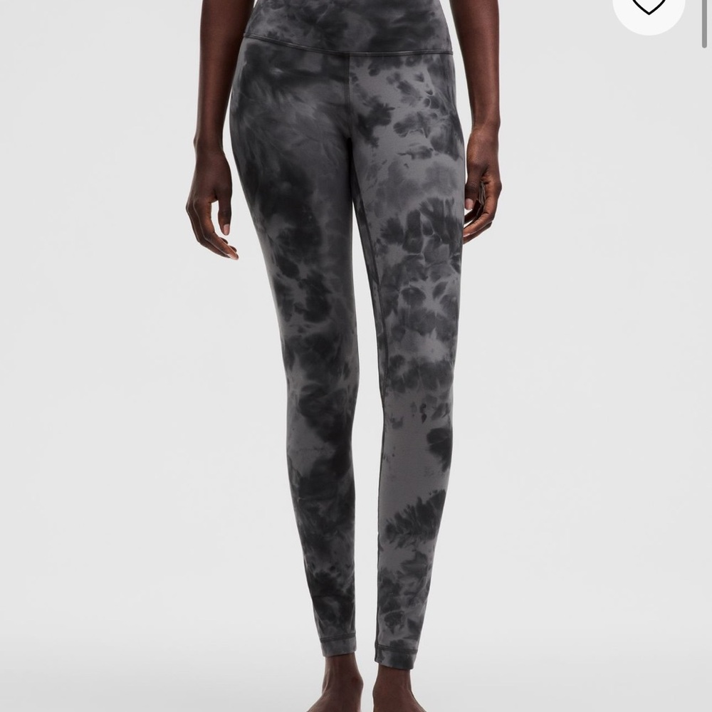 Black Tie-Dye Leggings Lululemon
